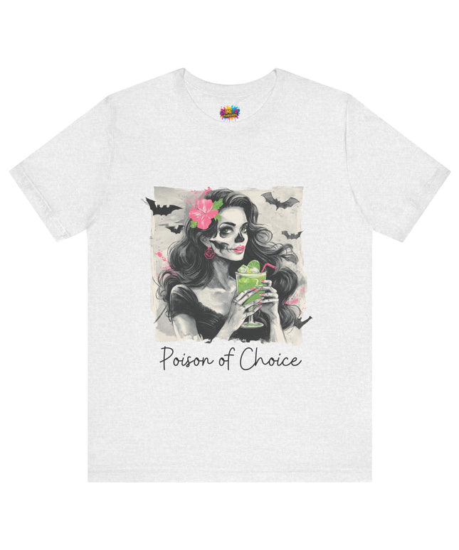 Gothic Cocktail Skeleton Girl Tee