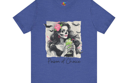 Gothic Cocktail Skeleton Girl Tee