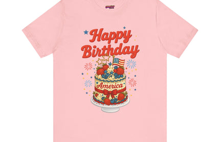 HAPPY BIRTHDAY AMERICA TEE - 4TH OF JULY