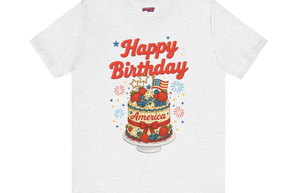 HAPPY BIRTHDAY AMERICA TEE - 4TH OF JULY