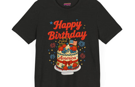 HAPPY BIRTHDAY AMERICA TEE - 4TH OF JULY