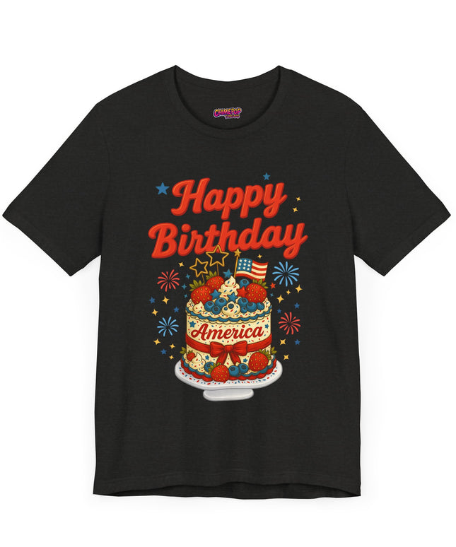 HAPPY BIRTHDAY AMERICA TEE - 4TH OF JULY