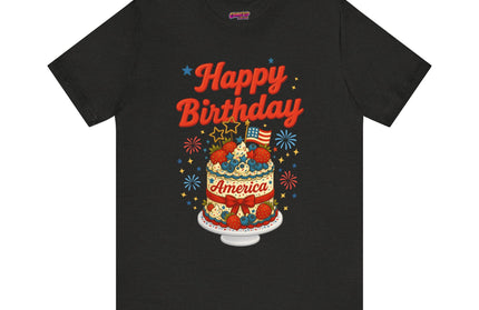 HAPPY BIRTHDAY AMERICA TEE - 4TH OF JULY
