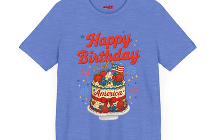HAPPY BIRTHDAY AMERICA TEE - 4TH OF JULY