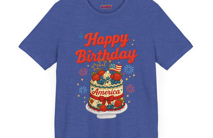 HAPPY BIRTHDAY AMERICA TEE - 4TH OF JULY