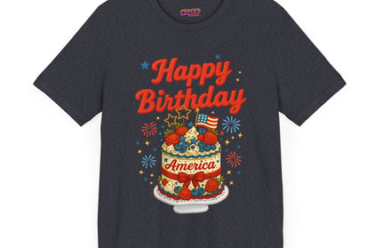 HAPPY BIRTHDAY AMERICA TEE - 4TH OF JULY