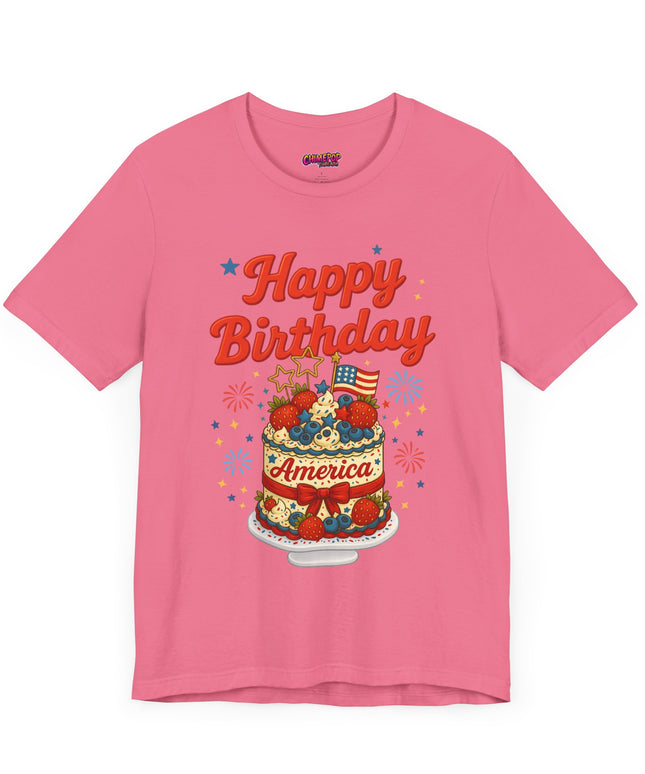 HAPPY BIRTHDAY AMERICA TEE - 4TH OF JULY