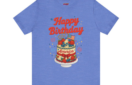 HAPPY BIRTHDAY AMERICA TEE - 4TH OF JULY