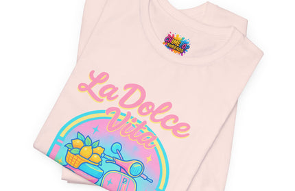 LA DOLCE RIDE: PINK SCOOTER DREAMS UNISEX TEE