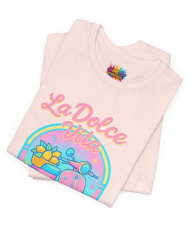 LA DOLCE RIDE: PINK SCOOTER DREAMS UNISEX TEE