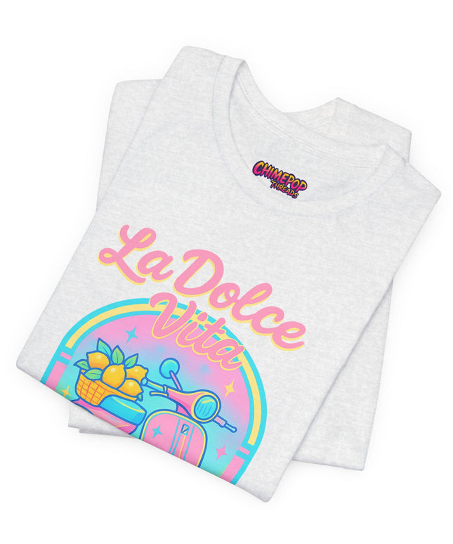 LA DOLCE RIDE: PINK SCOOTER DREAMS UNISEX TEE