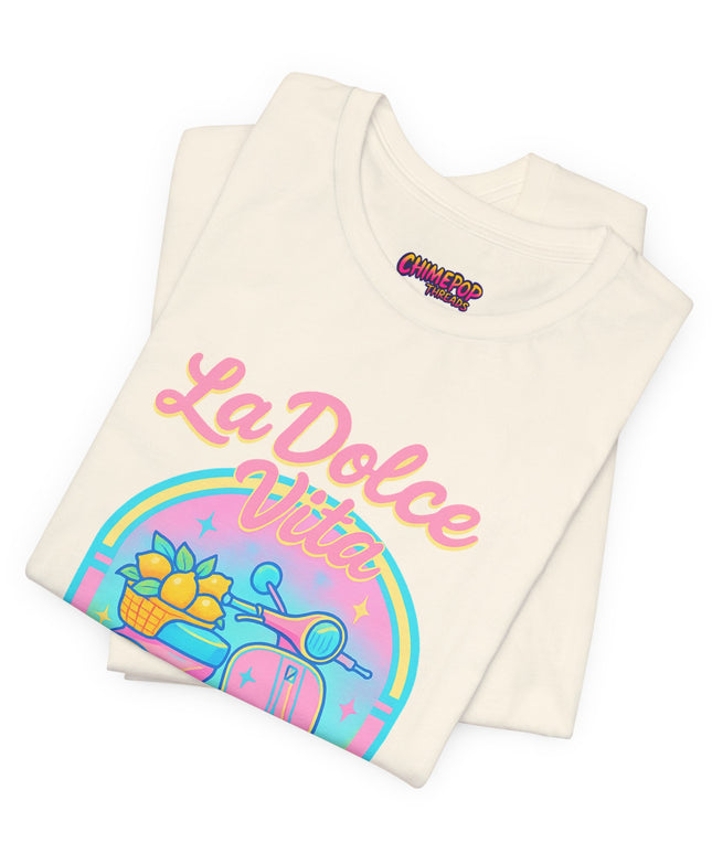 LA DOLCE RIDE: PINK SCOOTER DREAMS UNISEX TEE