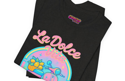 LA DOLCE RIDE: PINK SCOOTER DREAMS UNISEX TEE