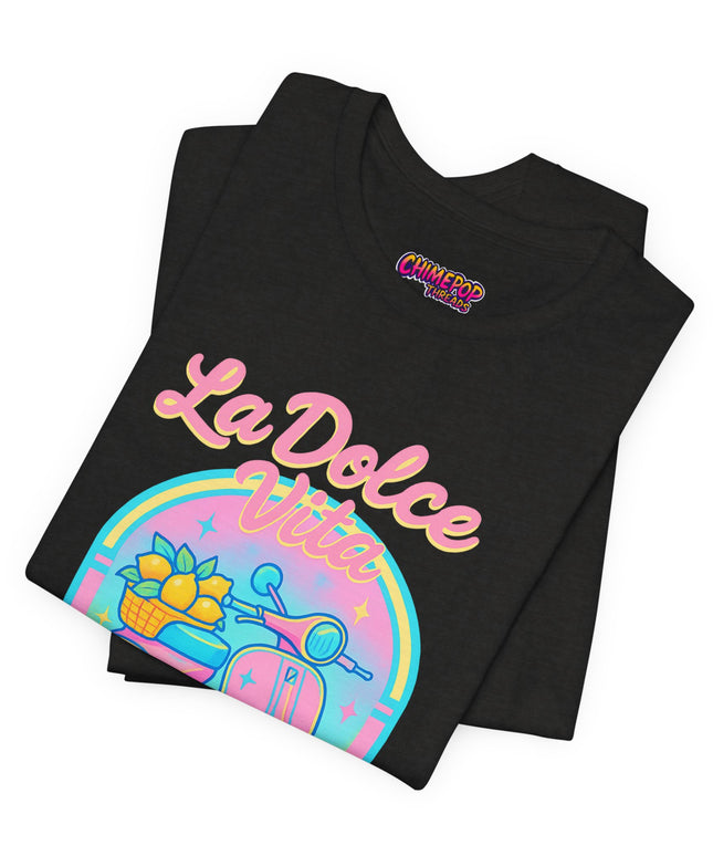 LA DOLCE RIDE: PINK SCOOTER DREAMS UNISEX TEE