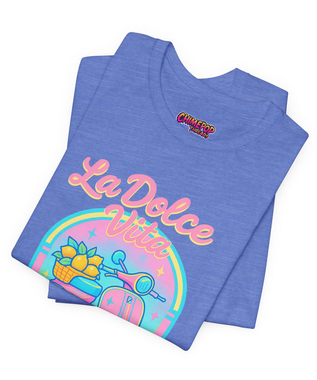 LA DOLCE RIDE: PINK SCOOTER DREAMS UNISEX TEE