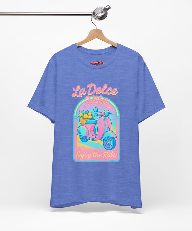 LA DOLCE RIDE: PINK SCOOTER DREAMS UNISEX TEE