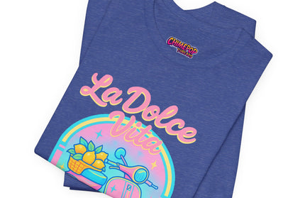 LA DOLCE RIDE: PINK SCOOTER DREAMS UNISEX TEE