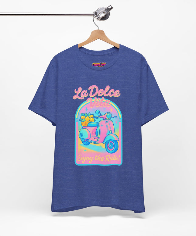 LA DOLCE RIDE: PINK SCOOTER DREAMS UNISEX TEE