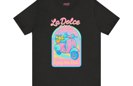 LA DOLCE RIDE: PINK SCOOTER DREAMS UNISEX TEE