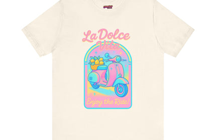 LA DOLCE RIDE: PINK SCOOTER DREAMS UNISEX TEE