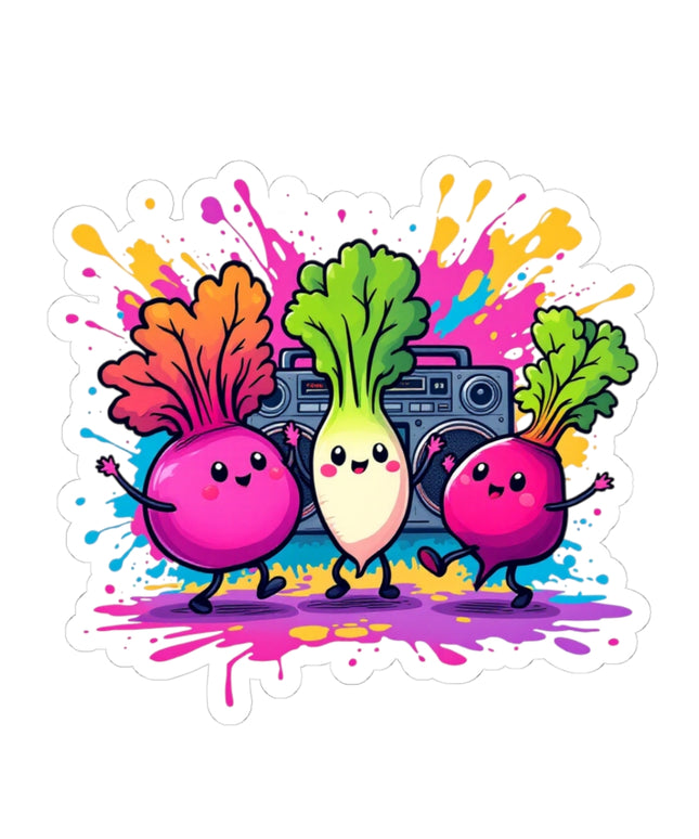 LETTUCE, TURNIP, THE BEET CHIMEPOP STICKERS