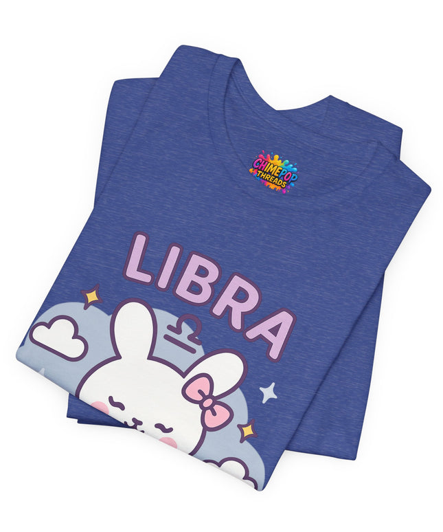 LIBRA ZODIAC – PRETTY CHAOS BUNNY VIBE TEE