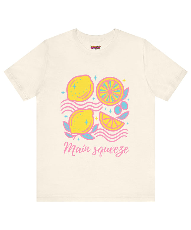 MAIN SQUEEZE LEMON UNISEX TEE T-SHIRT