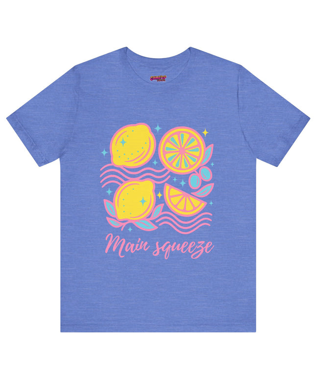 MAIN SQUEEZE LEMON UNISEX TEE T-SHIRT