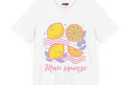 MAIN SQUEEZE LEMON UNISEX TEE T-SHIRT