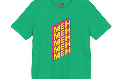 Meh 3D Block Stack T-Shirt
