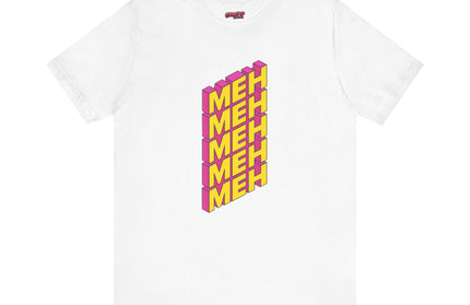 Meh 3D Block Stack T-Shirt