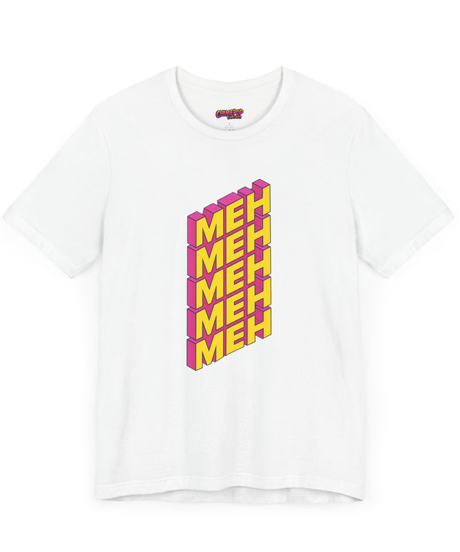 Meh 3D Block Stack T-Shirt