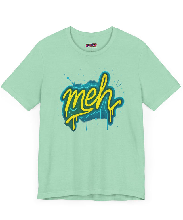 Meh Graffiti Drip T-Shirt