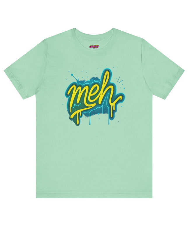 Meh Graffiti Drip T-Shirt