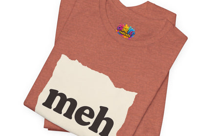 Meh Minimalistic Gallery Print Tee 2025 Edition T-Shirt