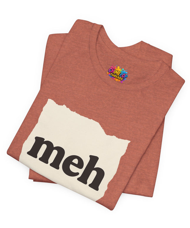 Meh Minimalistic Gallery Print Tee 2025 Edition T-Shirt