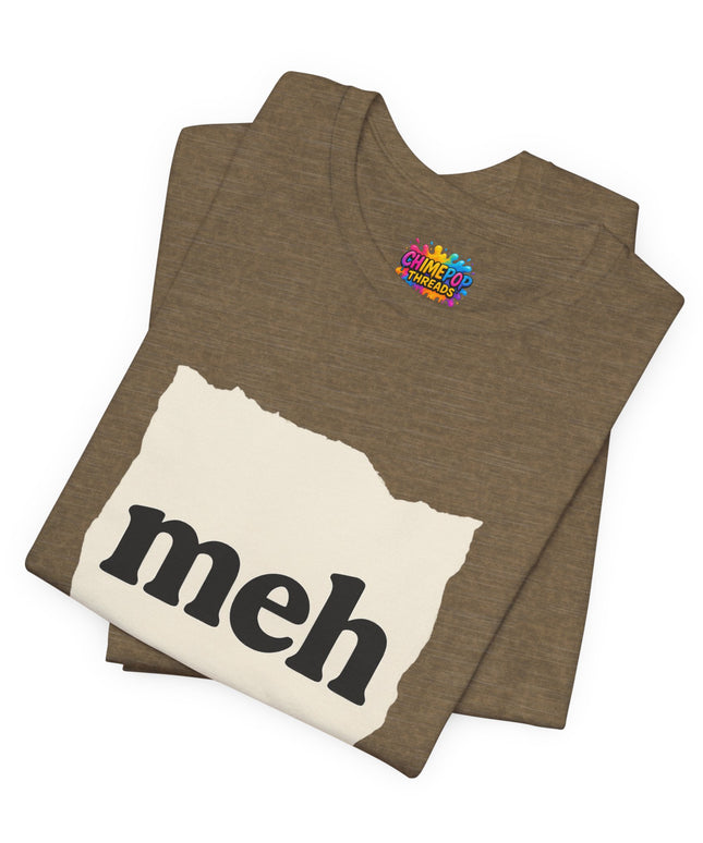 Meh Minimalistic Gallery Print Tee 2025 Edition T-Shirt