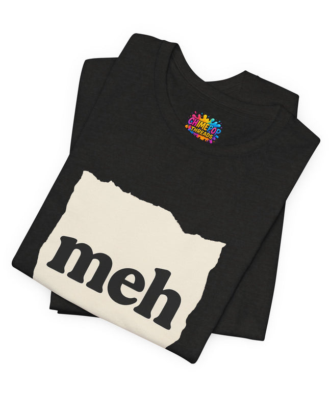 Meh Minimalistic Gallery Print Tee 2025 Edition T-Shirt