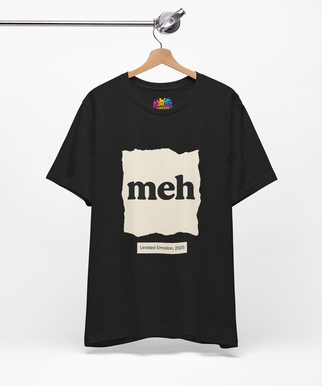 Meh Minimalistic Gallery Print Tee 2025 Edition T-Shirt