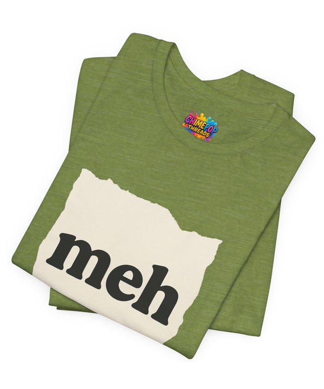 Meh Minimalistic Gallery Print Tee 2025 Edition T-Shirt