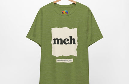 Meh Minimalistic Gallery Print Tee 2025 Edition T-Shirt