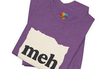 Meh Minimalistic Gallery Print Tee 2025 Edition T-Shirt