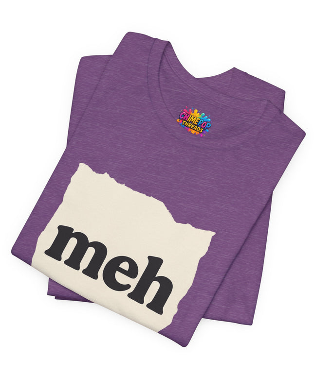 Meh Minimalistic Gallery Print Tee 2025 Edition T-Shirt
