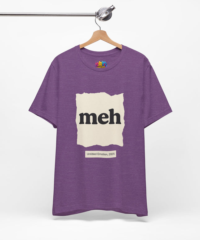 Meh Minimalistic Gallery Print Tee 2025 Edition T-Shirt