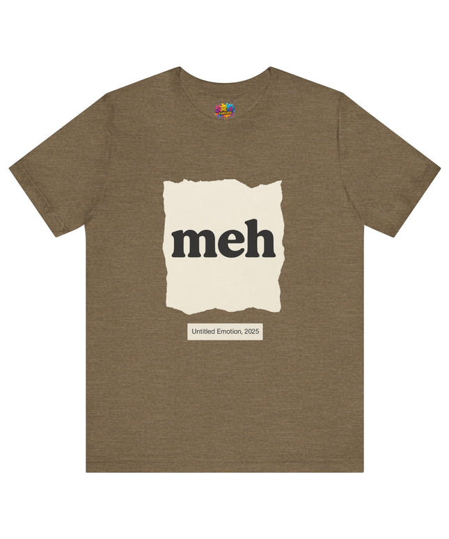 Meh Minimalistic Gallery Print Tee 2025 Edition T-Shirt