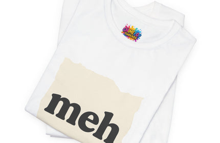 Meh Minimalistic Gallery Print Tee 2025 Edition T-Shirt