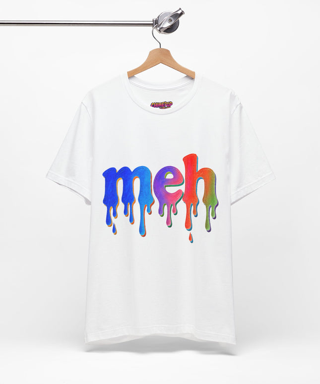 Meh Rainbow Crayon Melt T-Shirt