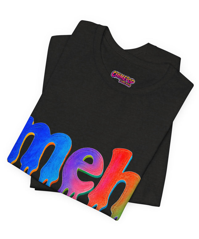 Meh Rainbow Crayon Melt T-Shirt