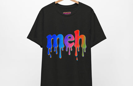 Meh Rainbow Crayon Melt T-Shirt