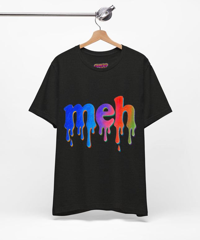 Meh Rainbow Crayon Melt T-Shirt